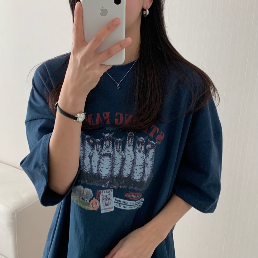 FROMJINI韓國㊣直郵東大門代購女裝新品職業休閑人氣推薦T恤FROMJINIT恤