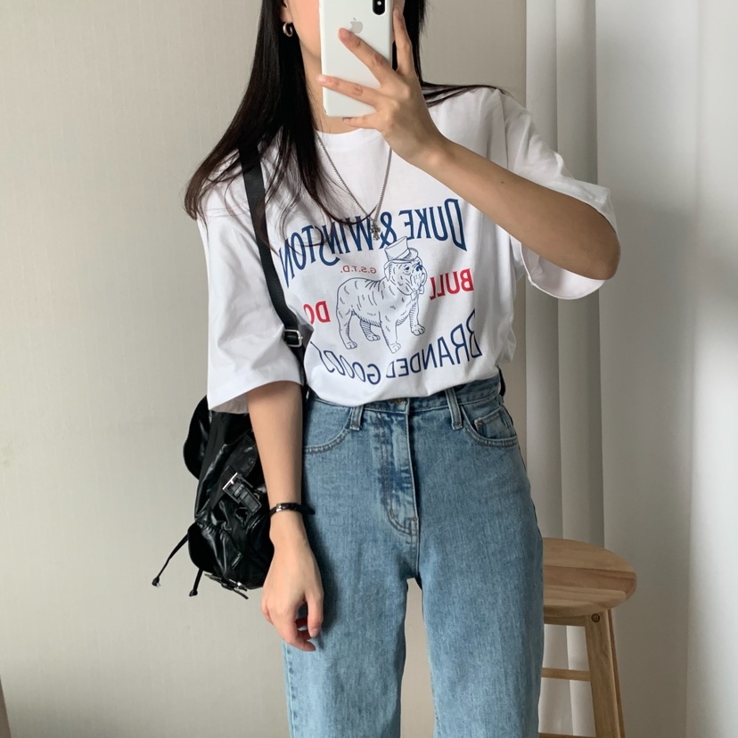 FROMJINI直郵韓國代購㊣女裝新款熱賣休閑人氣推薦25春夏T恤FROMJINIT恤