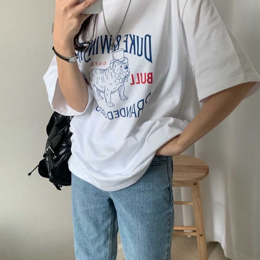 FROMJINI直郵韓國代購㊣女裝新款熱賣休閑人氣推薦25春夏T恤FROMJINIT恤