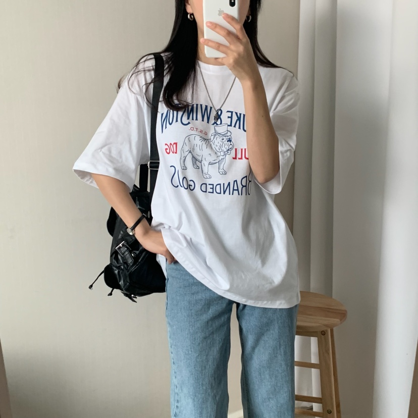 FROMJINI直郵韓國代購㊣女裝新款熱賣休閑人氣推薦25春夏T恤FROMJINIT恤