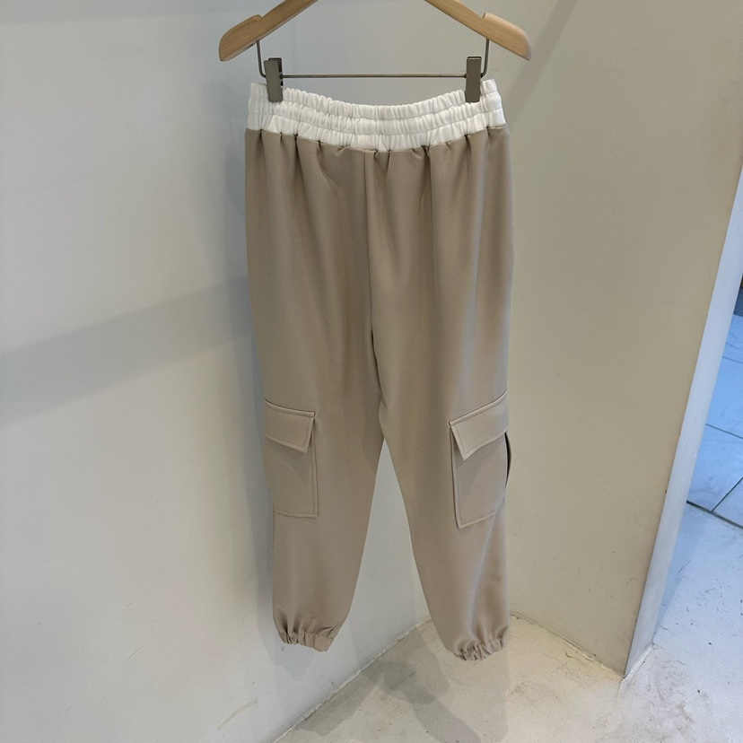 SOUIT直郵韓國代購㊣女裝新品推薦熱賣時尚25春夏休閑褲口袋SOUIT by mabel-L休閑褲