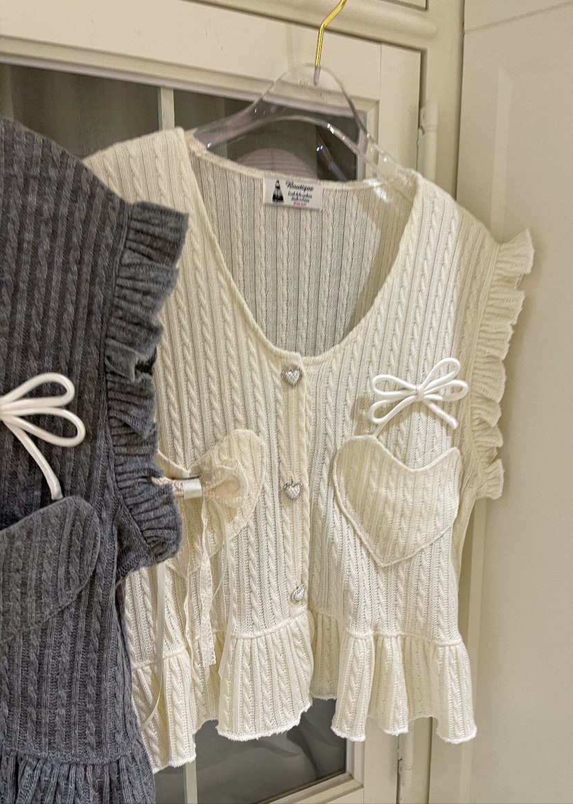 BOUTIQUE-L韓國㊣直郵東大門代購女裝新款職業休閑25春夏馬甲BOUTIQUE-L馬甲