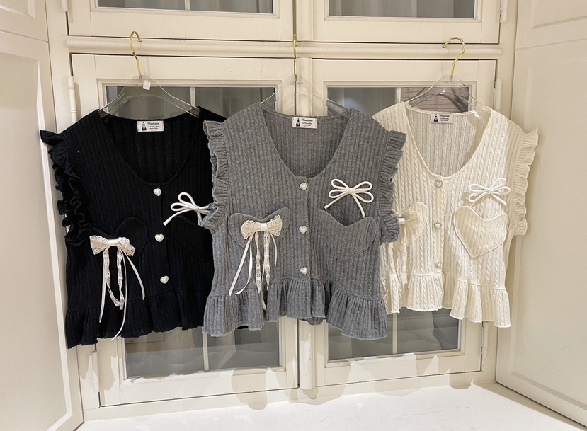BOUTIQUE-L韓國㊣直郵東大門代購女裝新款職業休閑25春夏馬甲BOUTIQUE-L馬甲