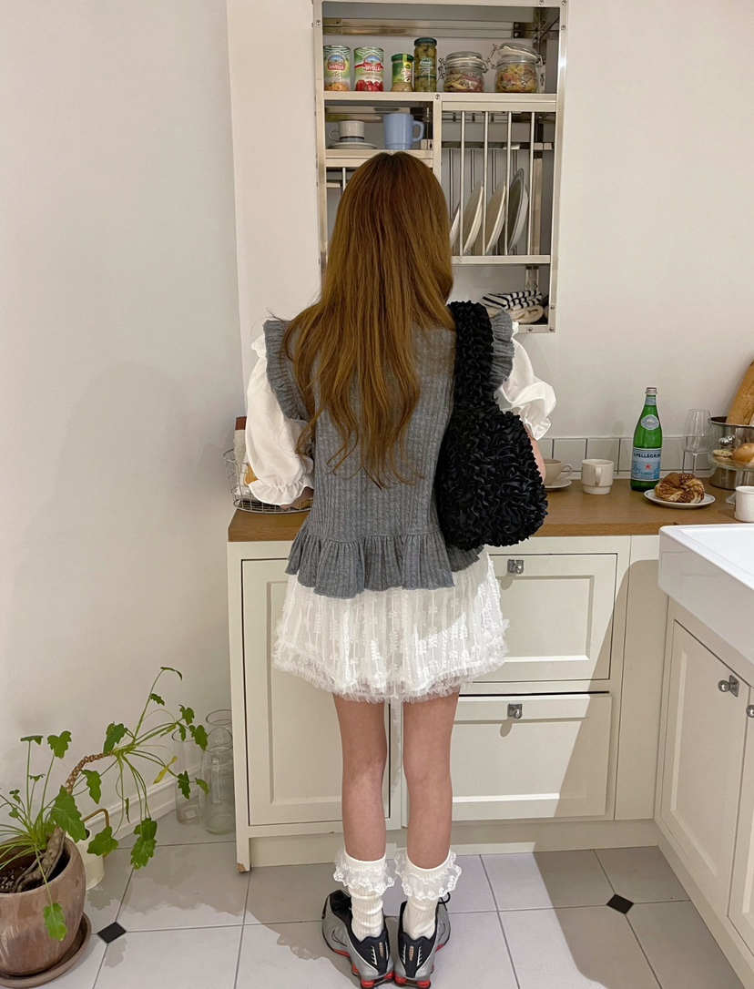 BOUTIQUE-L韓國㊣直郵東大門代購女裝新款職業休閑25春夏馬甲BOUTIQUE-L馬甲