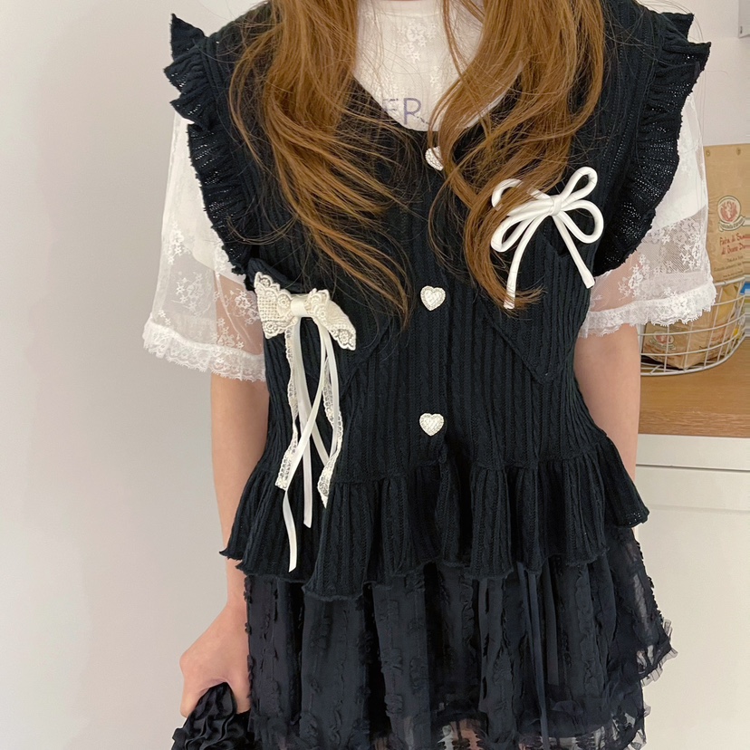 BOUTIQUE-L韓國㊣直郵東大門代購女裝新款職業休閑25春夏馬甲BOUTIQUE-L馬甲