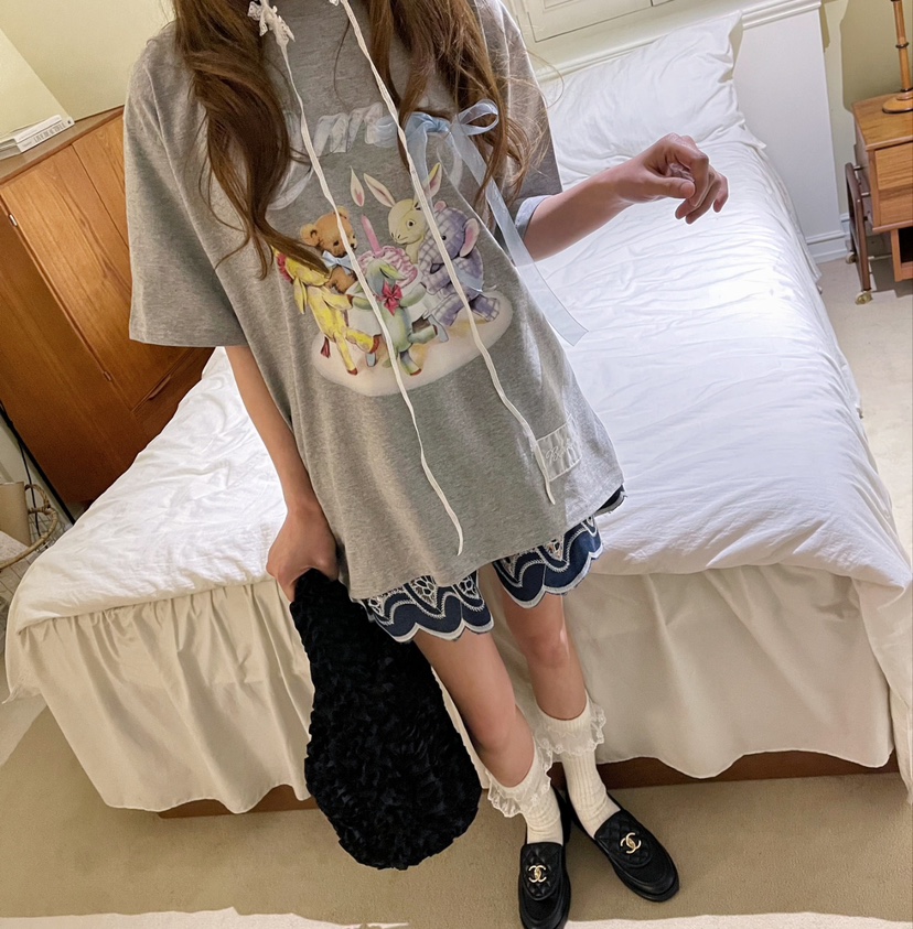 BOUTIQUE-L韓國直郵㊣女裝新款人氣25春夏熱賣推薦職業T恤BOUTIQUE-LT恤圖色2