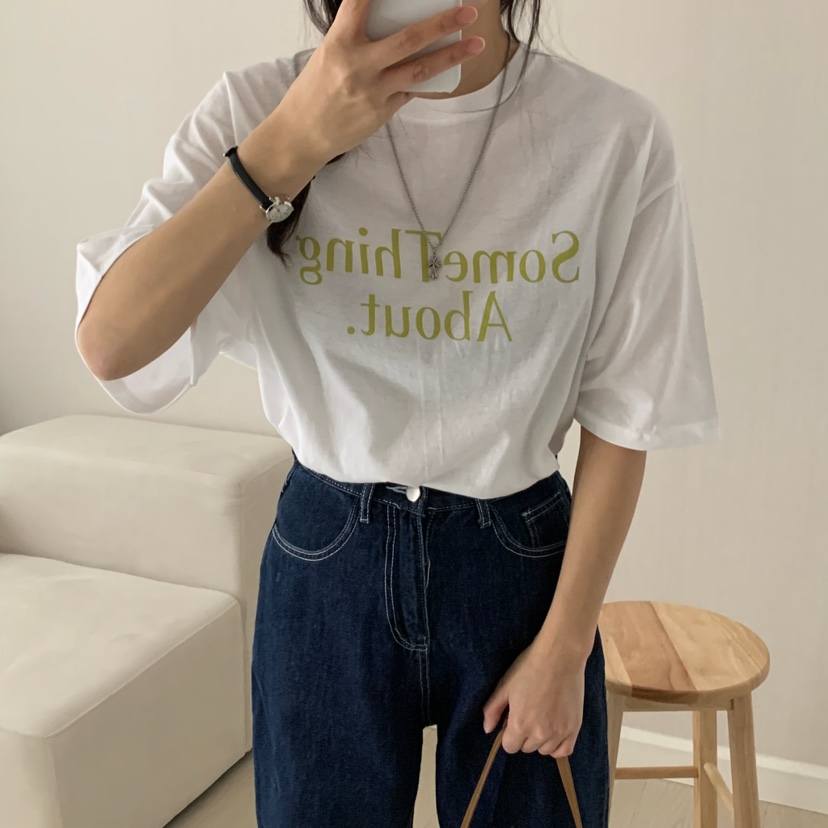 HELLO JINI韓國㊣直郵東大門代購女裝新款休閑人氣時尚T恤HELLO JINIT恤