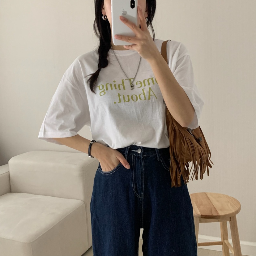 HELLO JINI韓國㊣直郵東大門代購女裝新款休閑人氣時尚T恤HELLO JINIT恤