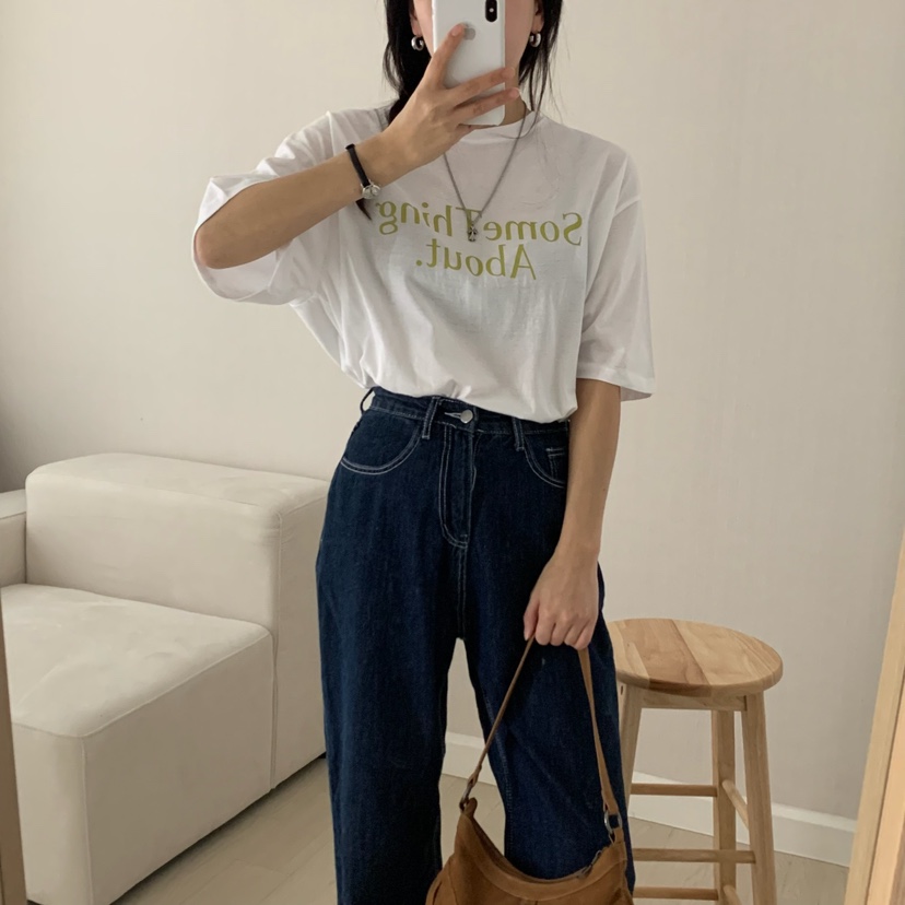 HELLO JINI韓國㊣直郵東大門代購女裝新款休閑人氣時尚T恤HELLO JINIT恤