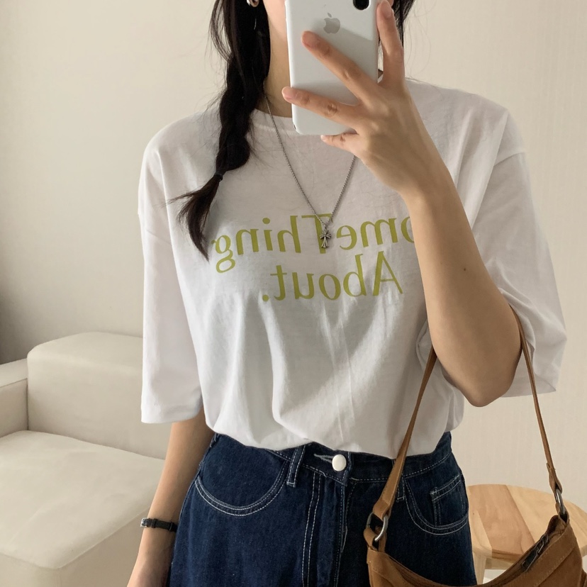 HELLO JINI韓國㊣直郵東大門代購女裝新款休閑人氣時尚T恤HELLO JINIT恤