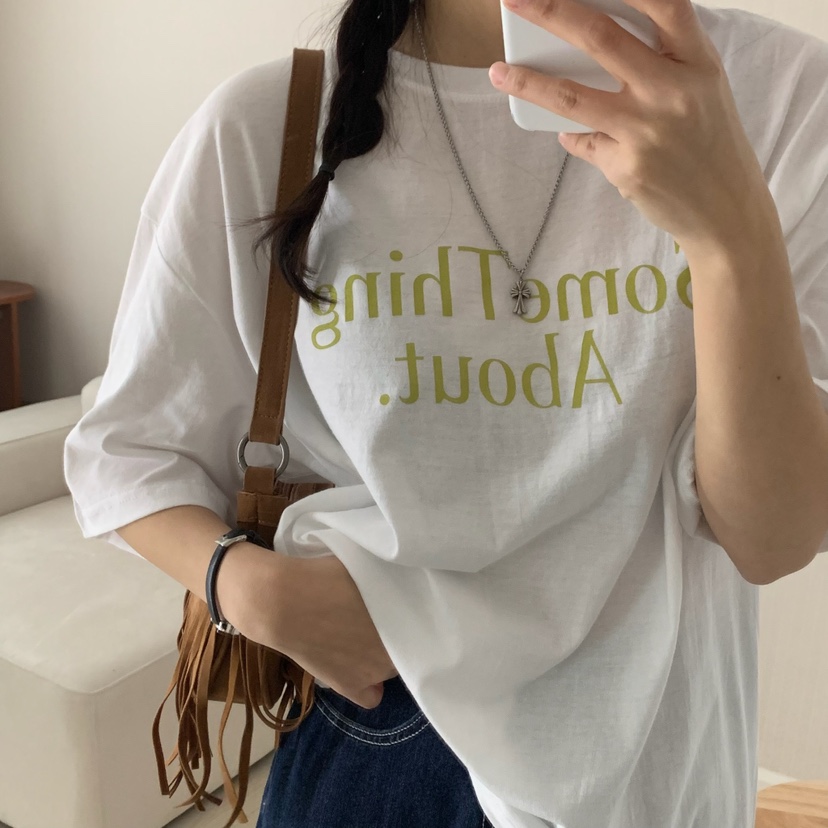 HELLO JINI韓國㊣直郵東大門代購女裝新款休閑人氣時尚T恤HELLO JINIT恤