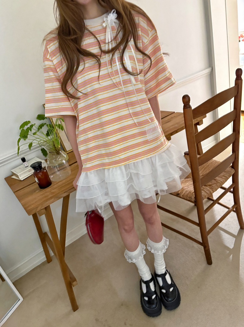 BOUTIQUE-L韓國直郵㊣東大門實拍女裝新品25春夏職業休閑T恤BOUTIQUE-LT恤