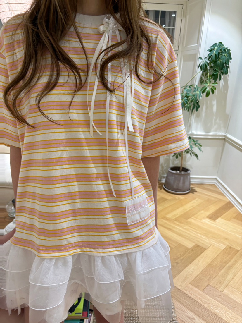 BOUTIQUE-L韓國直郵㊣東大門實拍女裝新品25春夏職業休閑T恤BOUTIQUE-LT恤
