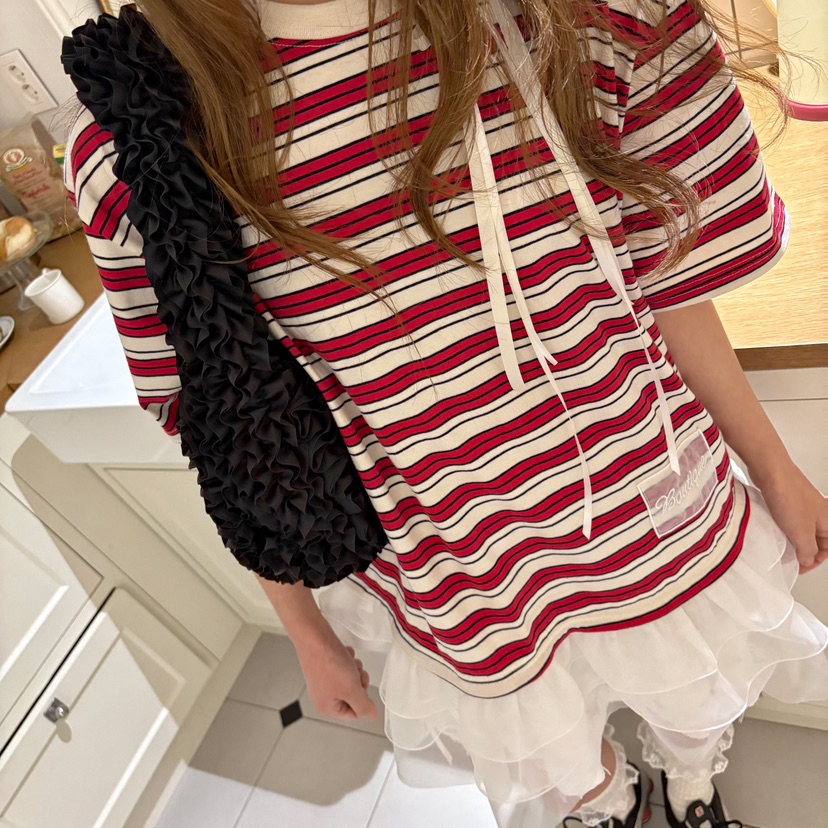 BOUTIQUE-L韓國直郵㊣東大門實拍女裝新品25春夏職業休閑T恤BOUTIQUE-LT恤