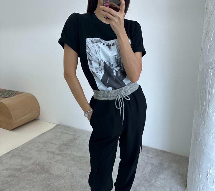 SOUIT韓國直郵㊣女裝新款推薦時尚25春夏熱賣休閑人氣職業T恤SOUIT by mabel-LT恤