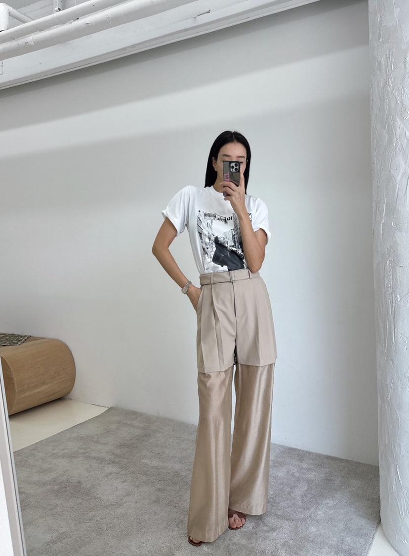 SOUIT韓國直郵㊣女裝新款推薦時尚25春夏熱賣休閑人氣職業T恤SOUIT by mabel-LT恤