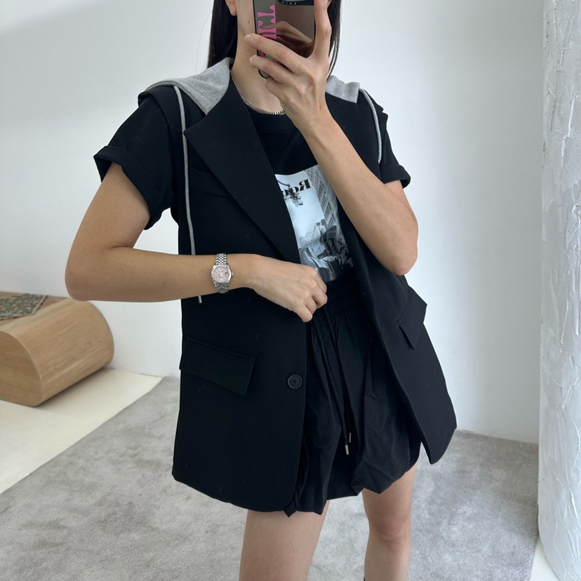 SOUIT韓國直郵㊣女裝新款推薦時尚25春夏熱賣休閑人氣職業T恤SOUIT by mabel-LT恤