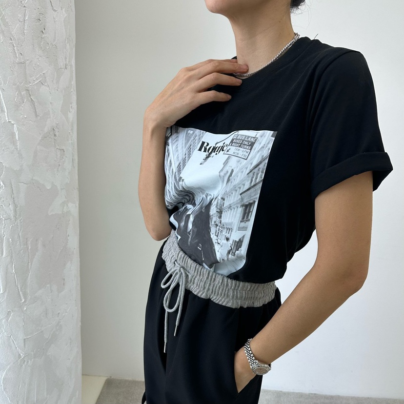 SOUIT韓國直郵㊣女裝新款推薦時尚25春夏熱賣休閑人氣職業T恤SOUIT by mabel-LT恤