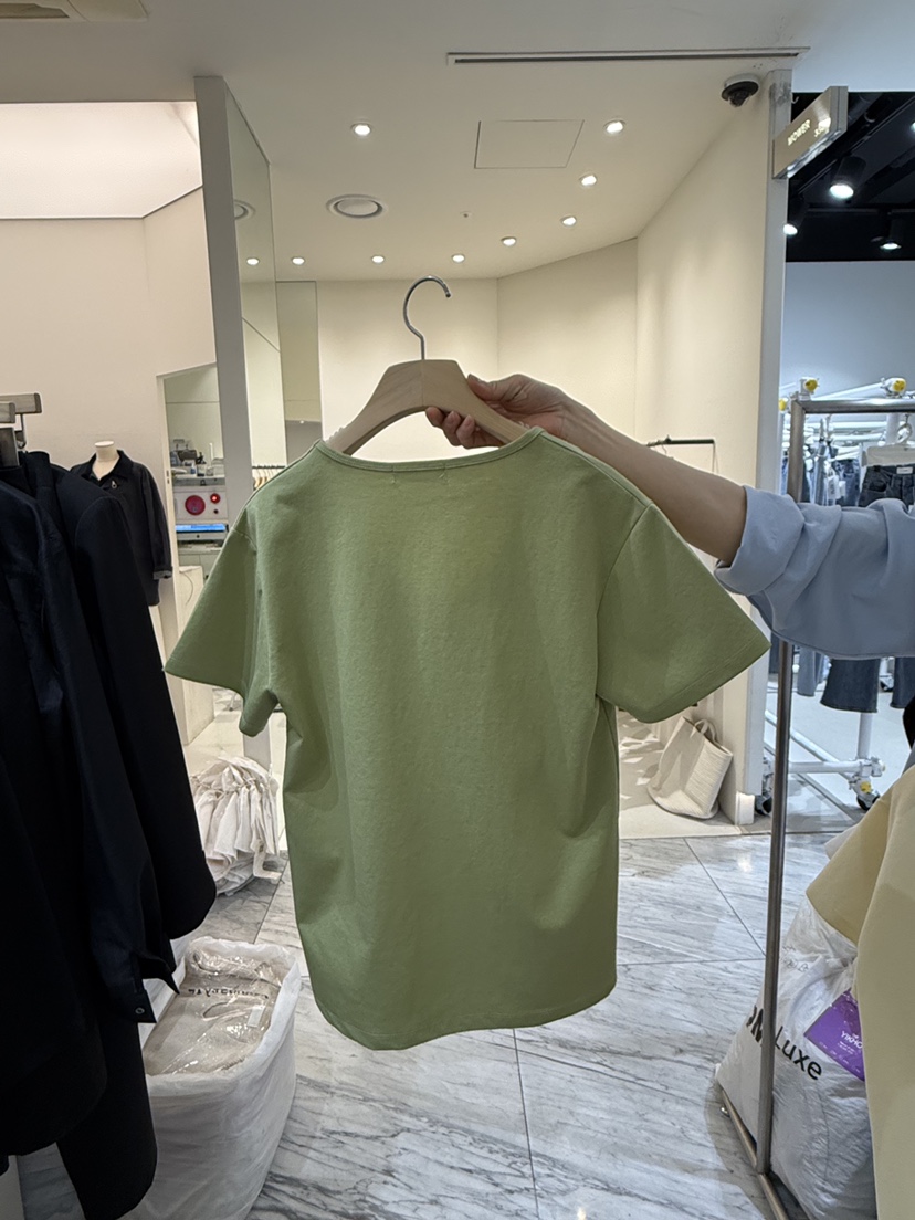 YIKHO STYLE韓國直郵㊣東大門實拍女裝新品熱賣25春夏時尚T恤YIKHO STYLET恤