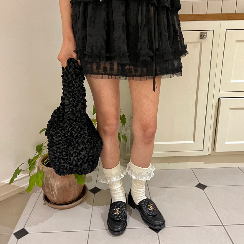 BOUTIQUE-L直郵韓國代購㊣女裝新品25春夏熱賣人氣短裙蕾絲BOUTIQUE-L短裙