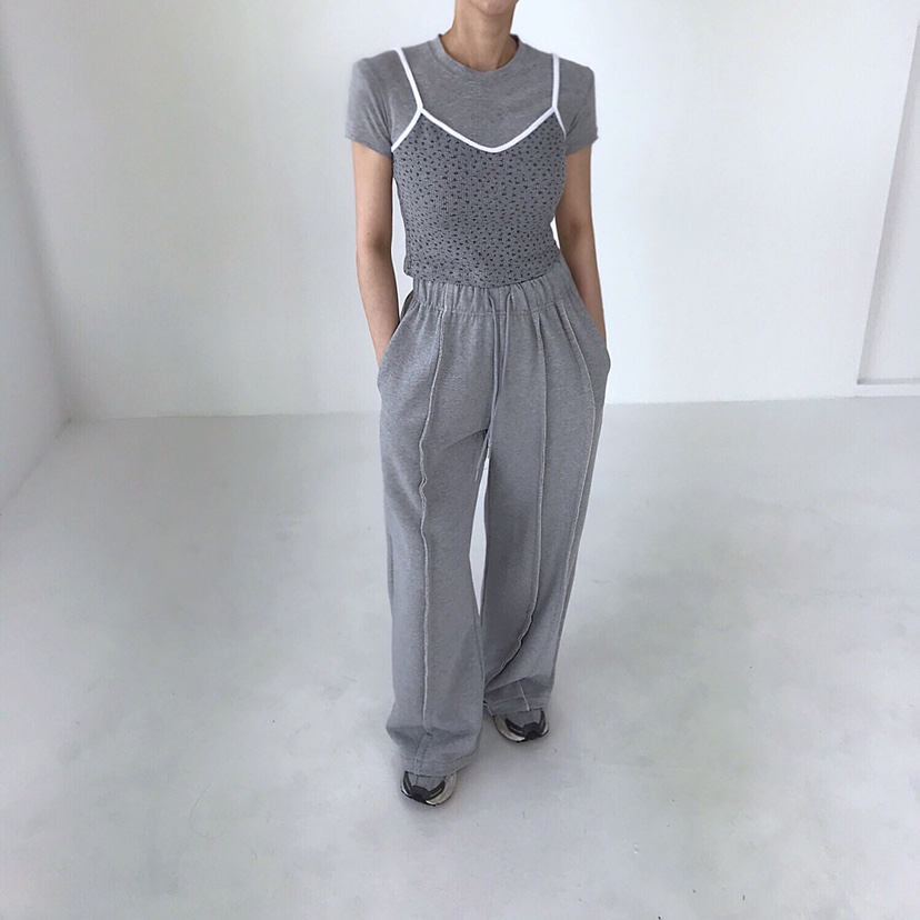 2TWO MOON韓國㊣直郵東大門代購女裝新品推薦人氣休閑套裝2TWO MOON套裝