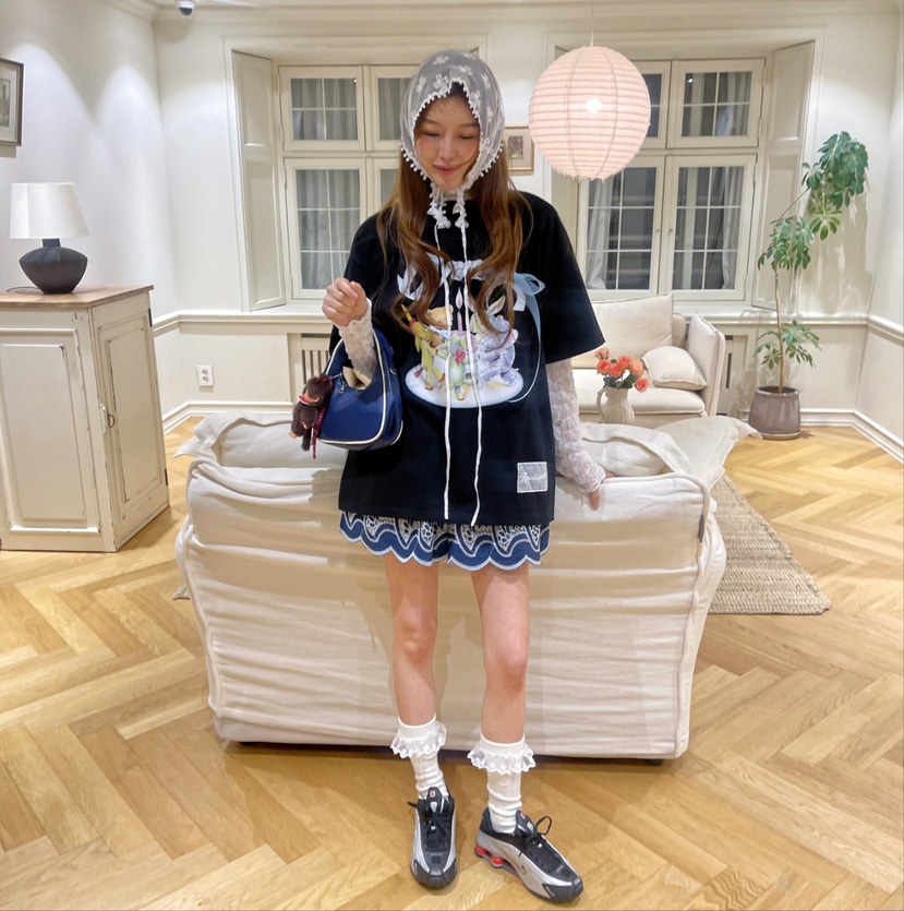 BOUTIQUE-L韓國直郵㊣女裝新品熱賣人氣25春夏推薦休閑短褲BOUTIQUE-L短褲