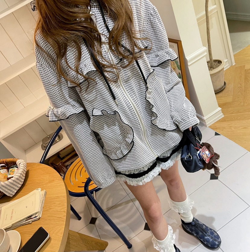 BOUTIQUE-L直郵韓國代購㊣女裝新品25春夏時尚熱賣人氣夾克BOUTIQUE-L夾克