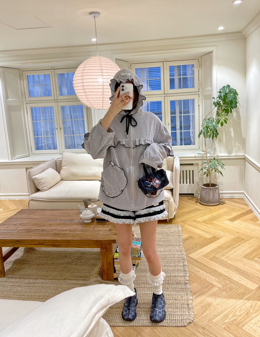 BOUTIQUE-L直郵韓國代購㊣女裝新品25春夏時尚熱賣人氣夾克BOUTIQUE-L夾克