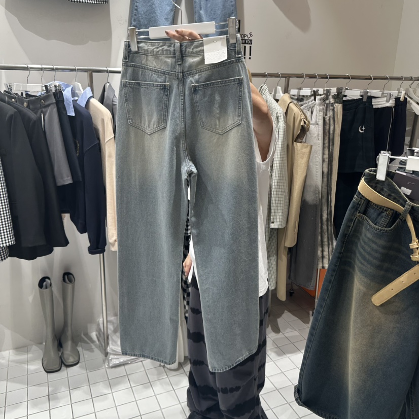 ZIPPER直郵韓國代購㊣女裝新品熱賣休閑人氣職業25春夏牛仔褲ZIPPER牛仔褲