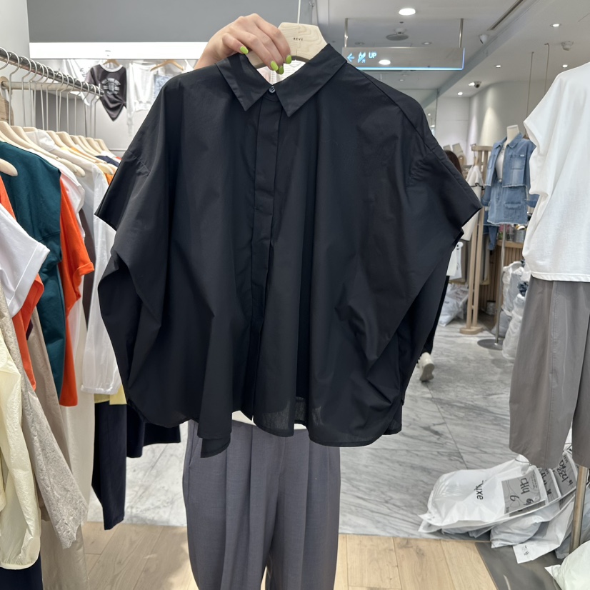 REVE-L韓國直郵㊣女裝新品時尚休閑人氣熱賣推薦25春夏T恤REVE-LT恤圖色1