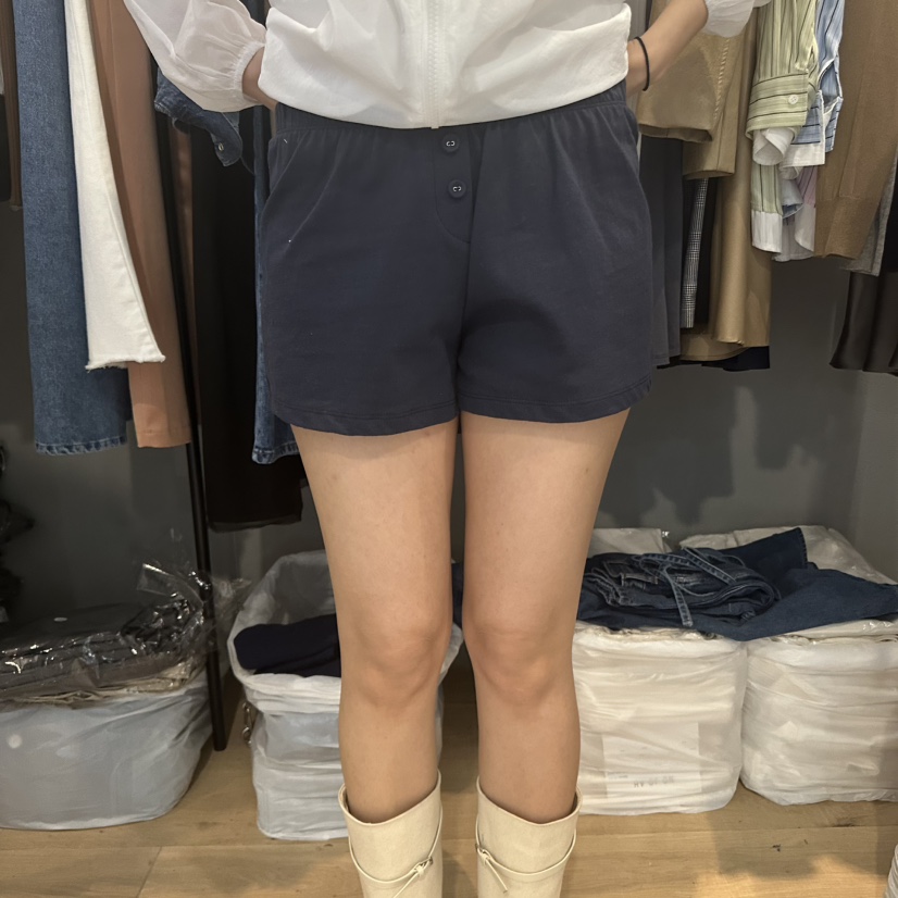 FLAMME TOIT韓國㊣直郵東大門代購女裝新品熱賣休閑短褲復古FLAMME TOIT短褲