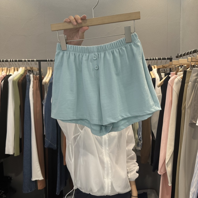 FLAMME TOIT韓國㊣直郵東大門代購女裝新品熱賣休閑短褲復古FLAMME TOIT短褲圖色3