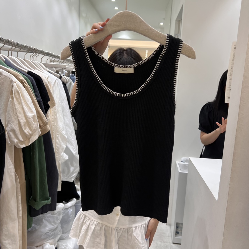 ASOME韓國直郵㊣東大門實拍女裝新品職業人氣熱賣25春夏吊帶背心A.SOME吊帶/背心圖色3