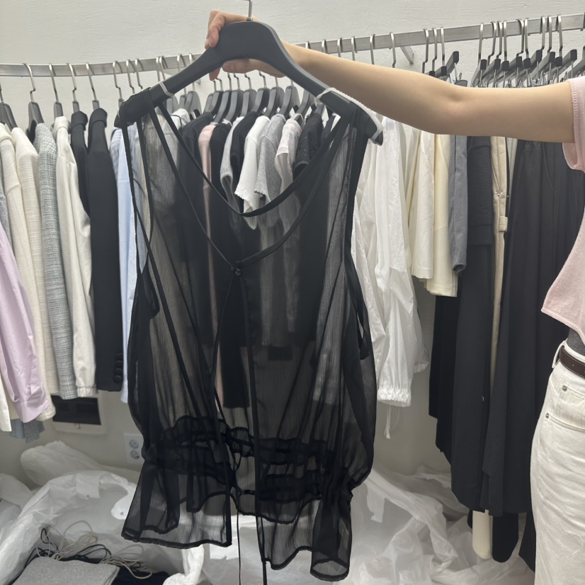 MOANA韓國㊣直郵東大門代購女裝新款推薦時尚熱賣職業吊帶背心MOANA吊帶/背心