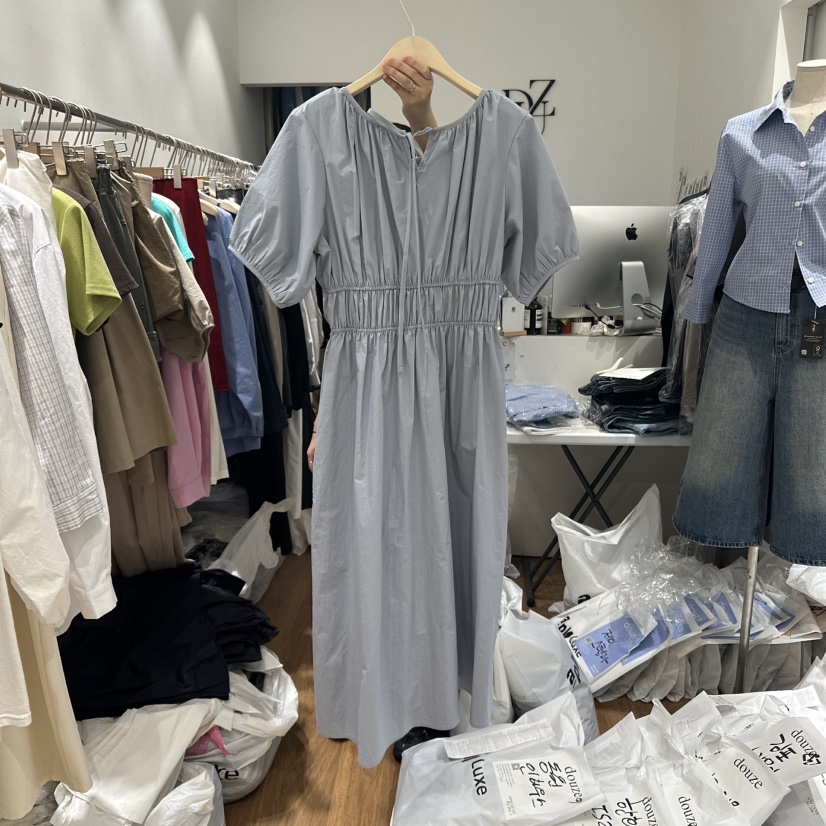 DOUZE韓國直郵㊣東大門實拍女裝新品職業人氣推薦休閑連衣裙DOUZE連衣裙
