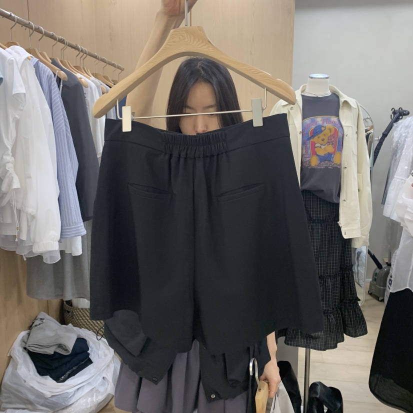VILLABUTTON韓國直郵㊣女裝新品人氣時尚職業25春夏休閑短褲VILLABUTTON短褲