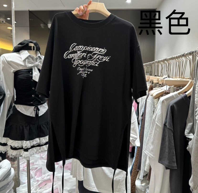 OUR MINUTE直郵韓國代購㊣女裝新品職業推薦人氣休閑時尚T恤OUR MINUTET恤圖色3