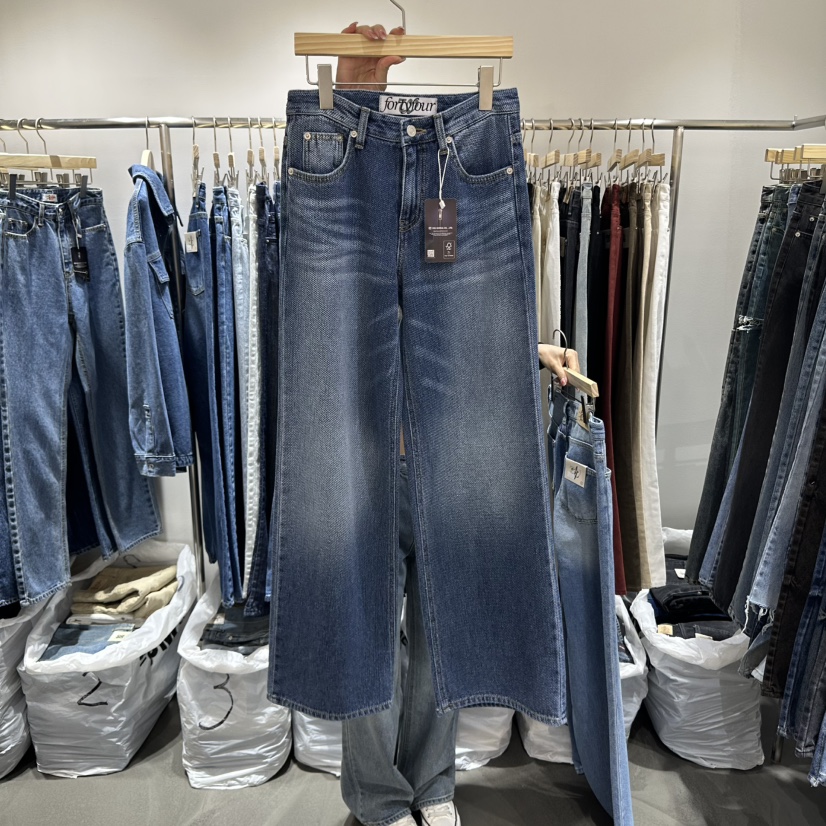 L'ETOILE韓國直郵㊣女裝新品人氣推薦熱賣休閑時尚職業牛仔褲L'ETOILE牛仔褲圖色2