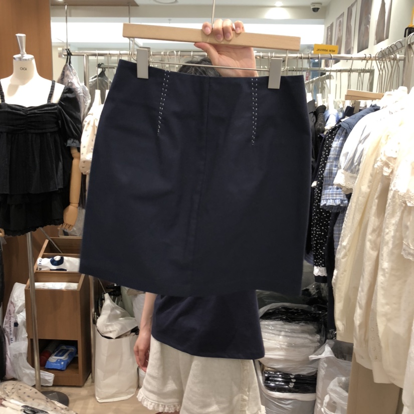 OGI韓國直郵㊣女裝新品休閑熱賣推薦職業時尚25春夏半身裙中短裙FLat OGI半身裙/中短裙