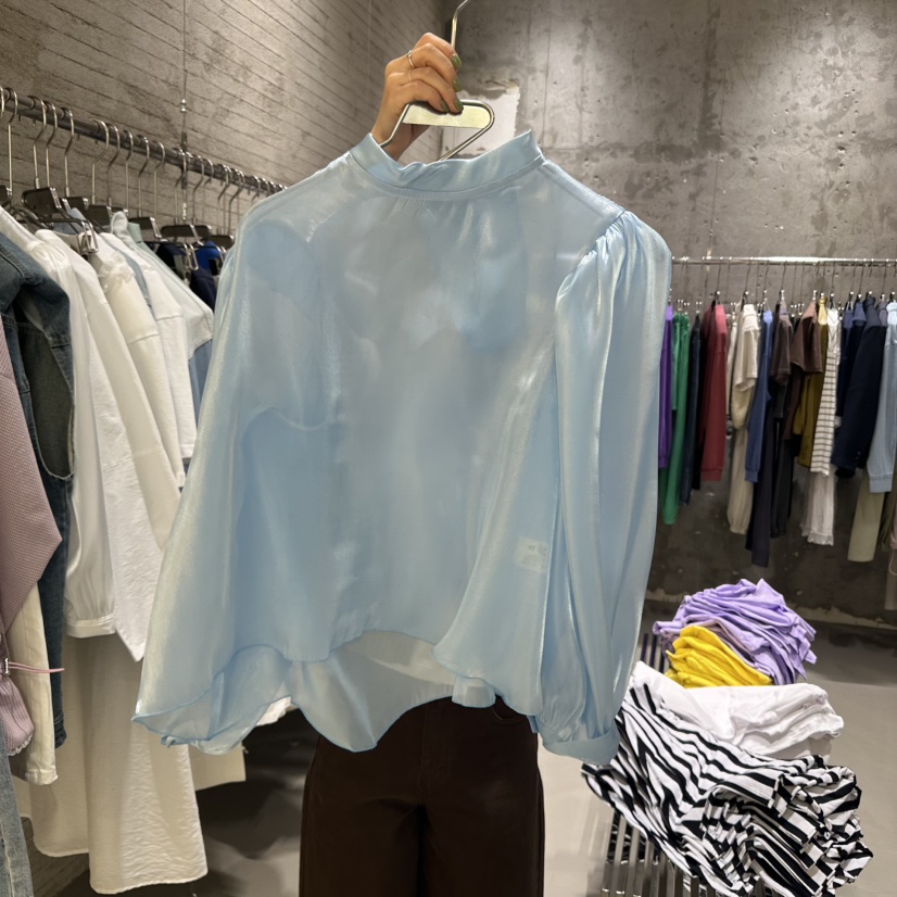 JUNI直郵韓國代購㊣女裝新品職業時尚推薦人氣25春夏襯衫蕾絲衫my juni襯衫/蕾絲衫圖色3
