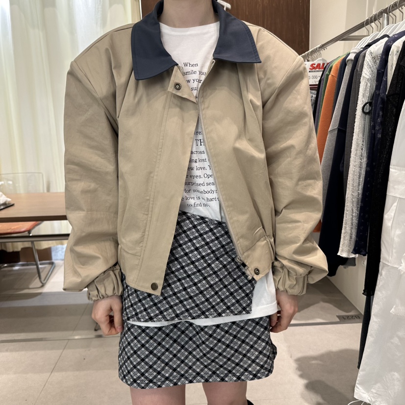 BUCKLE韓國直郵㊣東大門實拍女裝新款時尚推薦熱賣25春夏夾克BUCKLE夾克