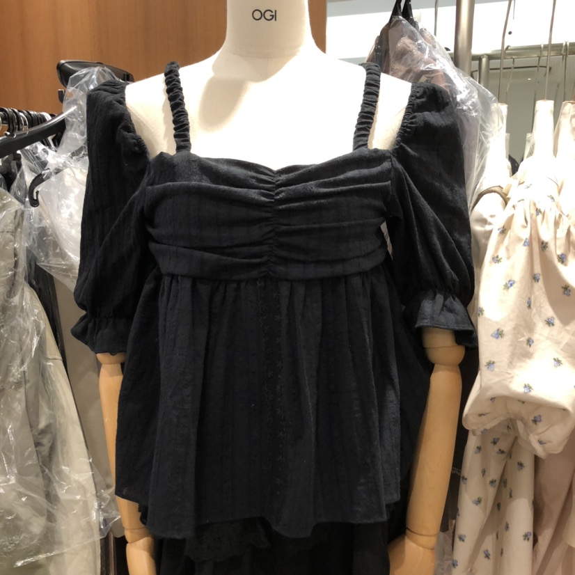 OGI直郵韓國代購㊣女裝新品25春夏推薦人氣職業時尚襯衫蕾絲衫FLat OGI襯衫/蕾絲衫圖色2