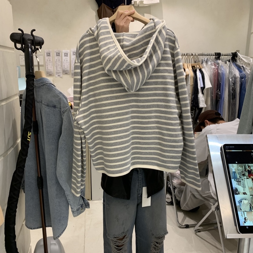 SALONDEMAG直郵韓國代購㊣女裝新品休閑推薦職業熱賣人氣衛衣SALONDEMAG衛衣