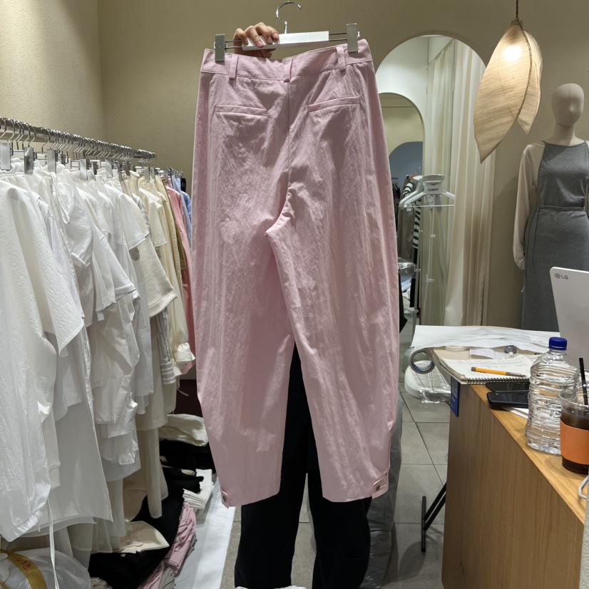 BROCCOLISALAD韓國㊣直郵東大門代購女裝新品25春夏熱賣休閑褲BROCCOLISALAD休閑褲