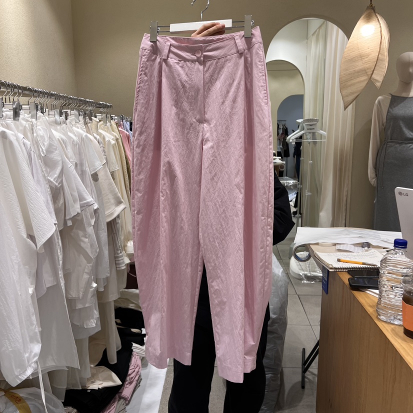 BROCCOLISALAD韓國㊣直郵東大門代購女裝新品25春夏熱賣休閑褲BROCCOLISALAD休閑褲