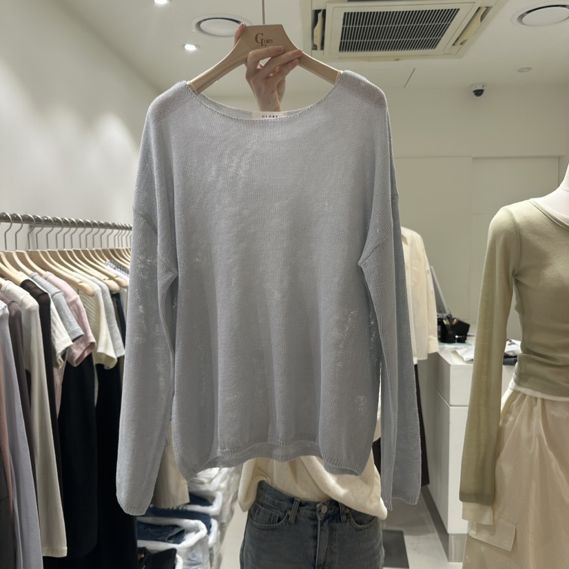 GLORY韓國直郵㊣東大門實拍女裝新品25春夏時尚熱賣休閑針織衫GLORY針織衫圖色2