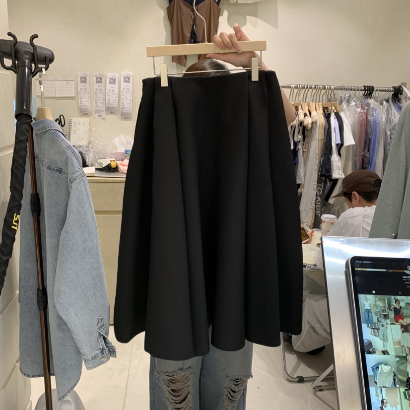 SALONDEMAG韓國㊣直郵東大門代購女裝新款25春夏半身裙中短裙SALONDEMAG半身裙/中短裙