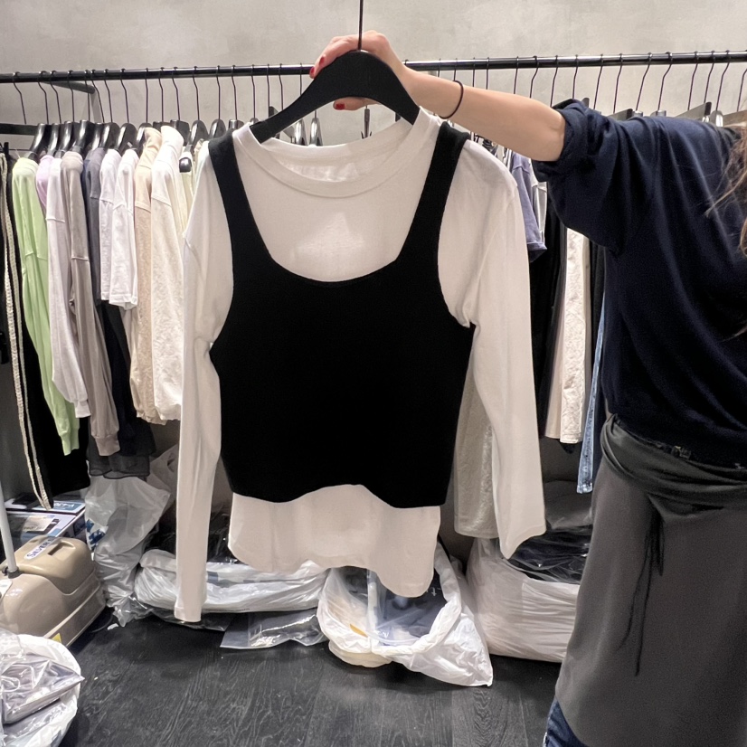 TUG韓國直郵㊣女裝新品人氣25春夏休閑職業吊帶背心不含內搭TUG吊帶/背心圖色2