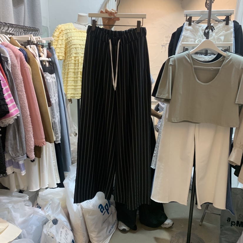 OZ韓國㊣直郵東大門代購女裝新款時尚職業休閑25春夏休閑褲OZ.ounce休閑褲