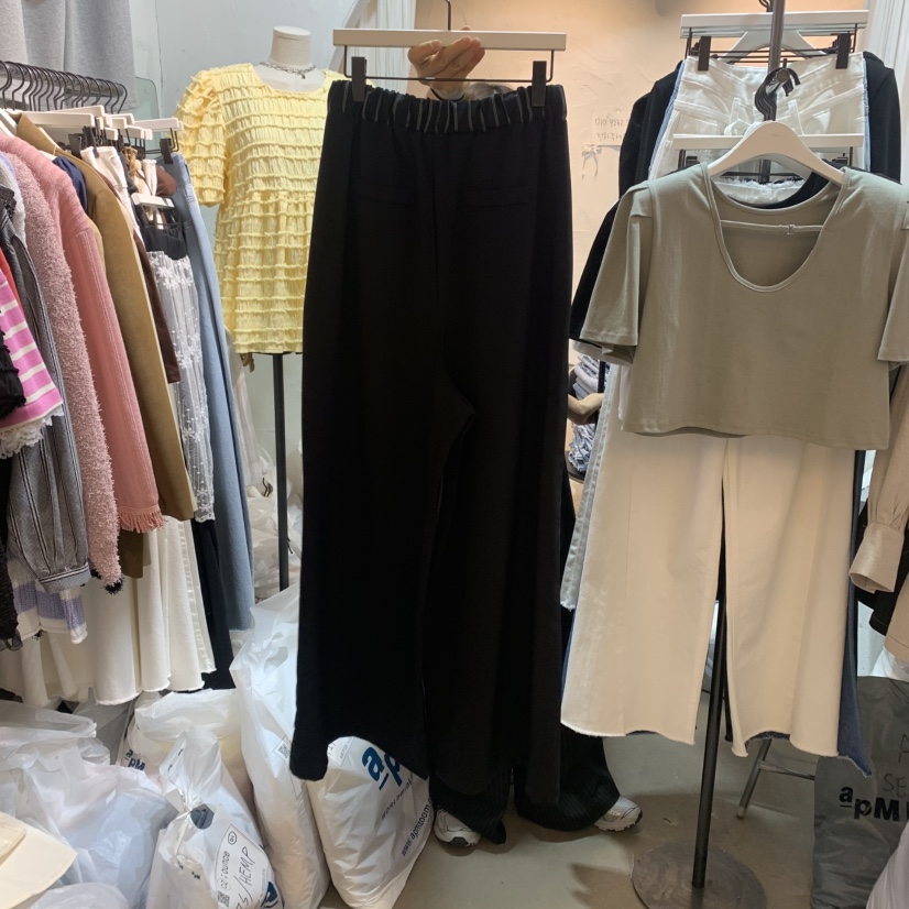 OZ韓國㊣直郵東大門代購女裝新款時尚職業休閑25春夏休閑褲OZ.ounce休閑褲